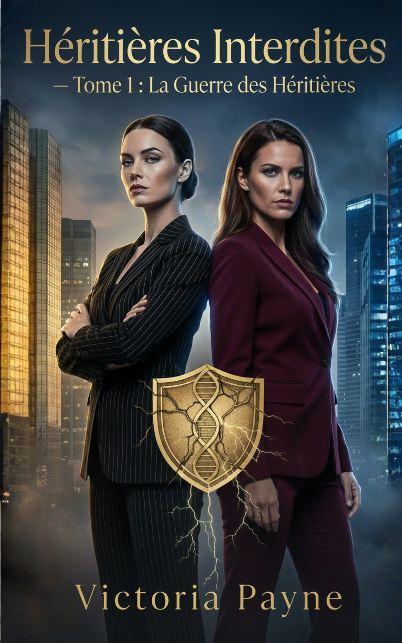 Couverture du roman H&eacute;riti&egrave;res Interdites &ndash; Tome 1 : La Guerre des H&eacute;riti&egrave;res, par Victoria Payne